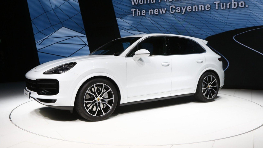 2018 Porsche Cayenne Turbo live in Frankfurt