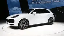2018 Porsche Cayenne Turbo live in Frankfurt