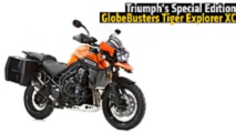 Triumph's Special Edition GlobeBusters Tiger Explorer XC 