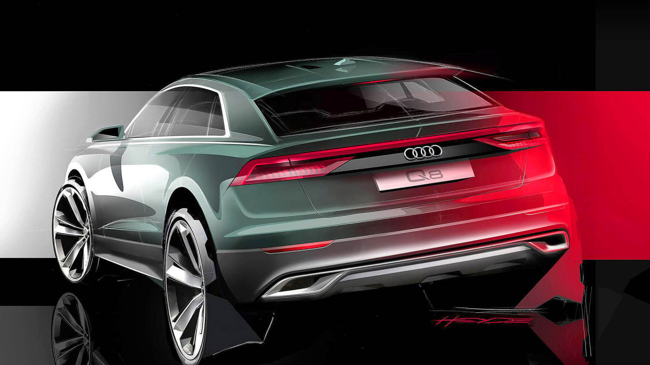 Der Audi Q8 zeigt sich