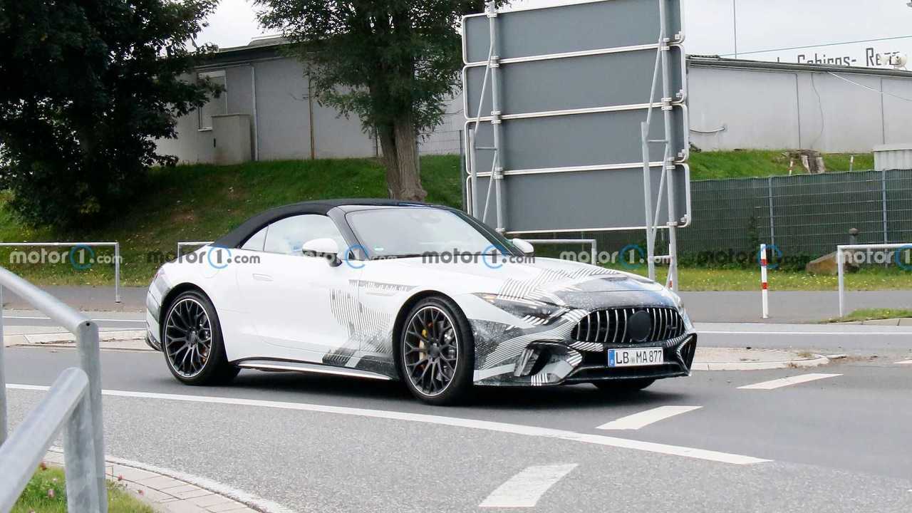 Fotos espía del Mercedes-AMG SL 2022