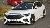 Volkswagen Aero B EV Sedan Front View Spy Photo