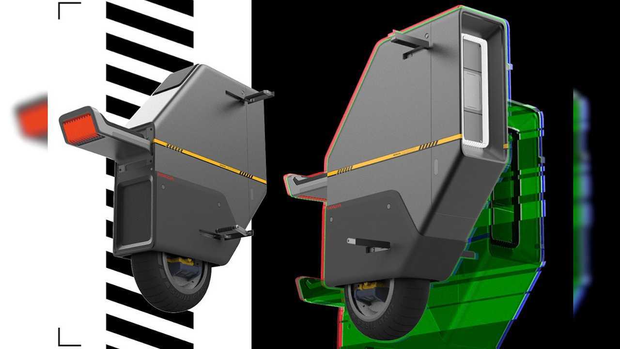 Artist Envisions Futuristic Honda Baiku Electric Scooter Concept