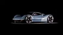 Porsche Vision 916 Trois quarts