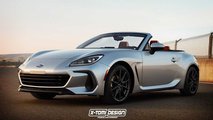 Subaru BRZ Cabrio Rendering