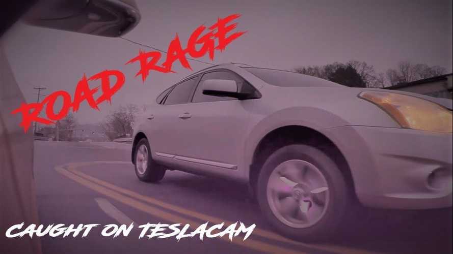 TeslaCam Captures Crazy Road-Rage Situation