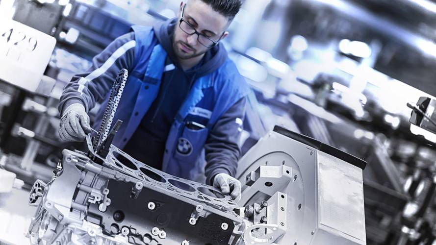 Fabricación del motor del BMW M850i