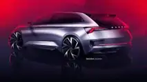 Skoda Vision RS teaser'ları
