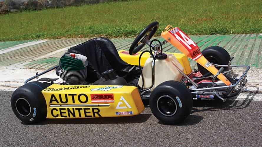 Ayrton Senna last kart