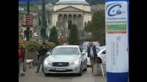 OmniAuto.it su Infiniti M35h al 3° Ecorally Press
