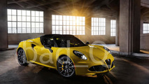 Alfa Romeo 4C Spider leaked image