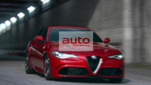2016 Alfa Romeo Giulia leaked official photo / AutoForum.cz