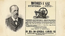 Anúncio de motor Otto publicado no Brasil em 1882