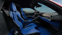 Ferrari 849 Testarossa, die Innenausstattung und der Kofferraum