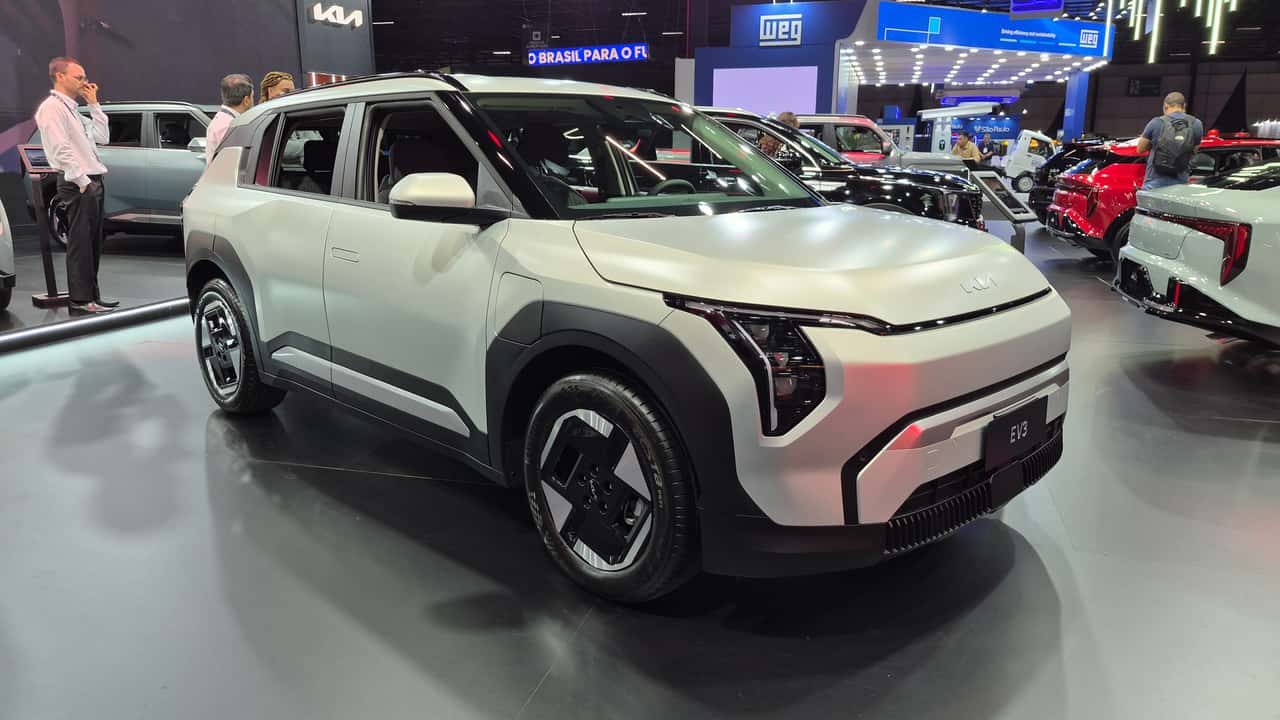 Kia EV3 no Salão do Automóvel de São Paulo 2025