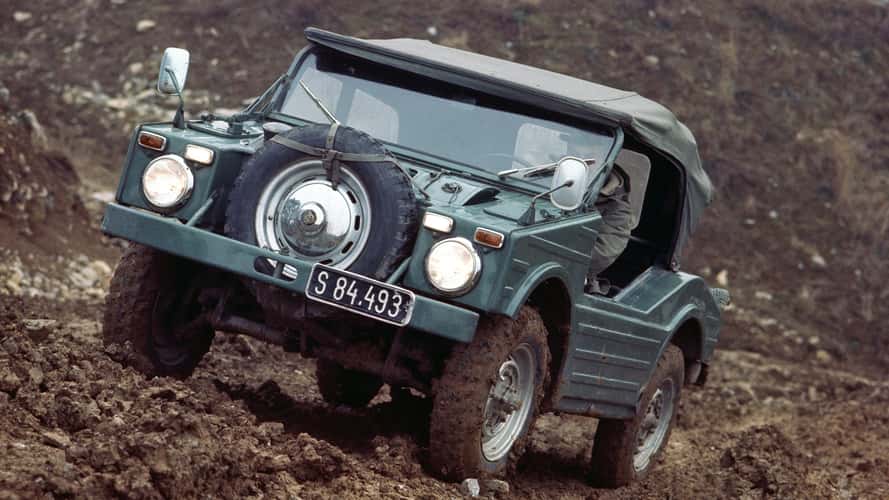 The first Porsche with all-wheel drive was an off-road military vehicle