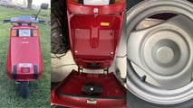 1984 Honda Stream - Front, Rear Cubby with Toolkit, Wheel Closeup