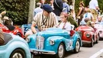 Course de voitures à pédales Goodwood Revival 2023