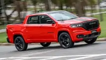 Ram Rampage R/T 2024 em movimento