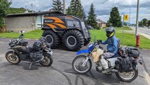 Kevin and Amy Edwards - Zero DSR and Yamaha WR250R Trans Lab Highway Trip 2022 - 5