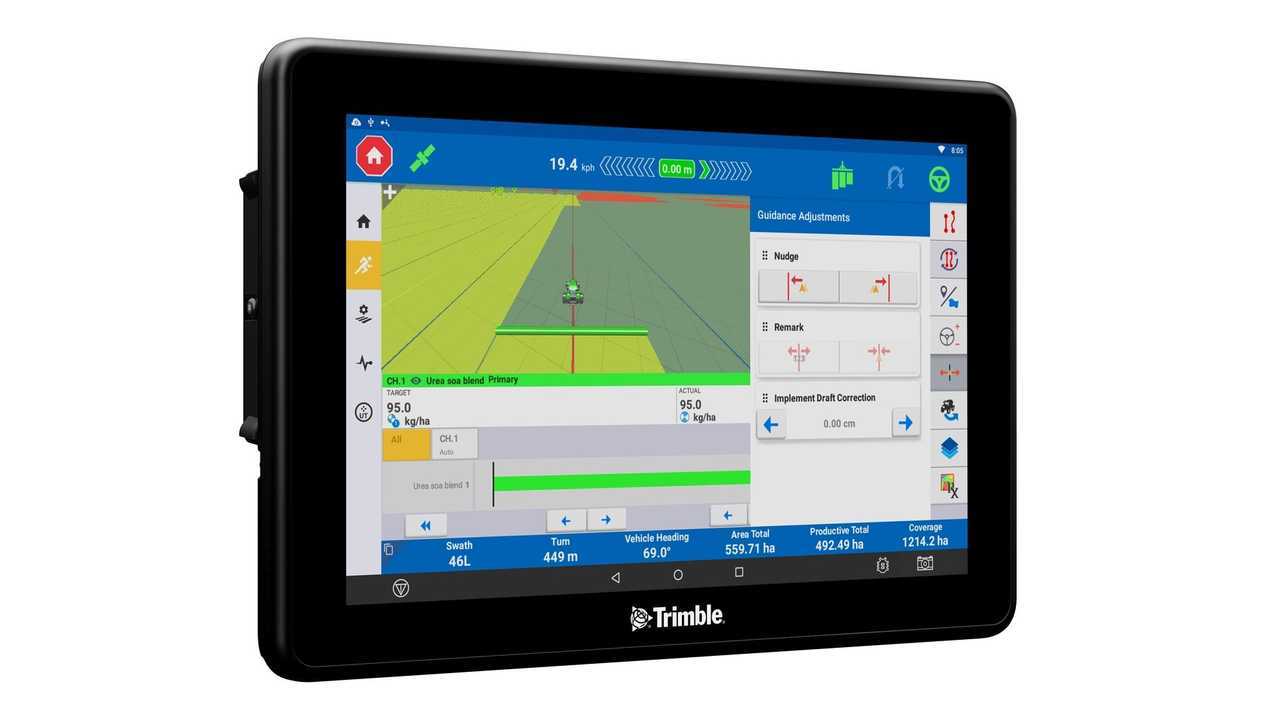 Trimble: I nuovi display GFX-1260 e GFX-1060 a EIMA 2022