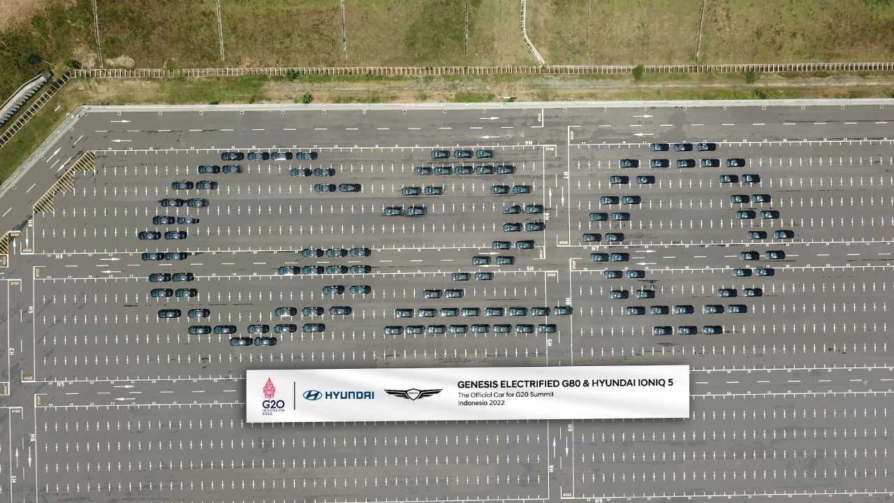 Acara Serah Terima Genesis Electrified G80 dan Hyundai Ioniq 5 untuk G20 Summit Indonesia 2022