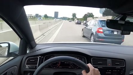 Vídeo: ¡accidente de un Volkswagen Golf GTI a 240 km/h!