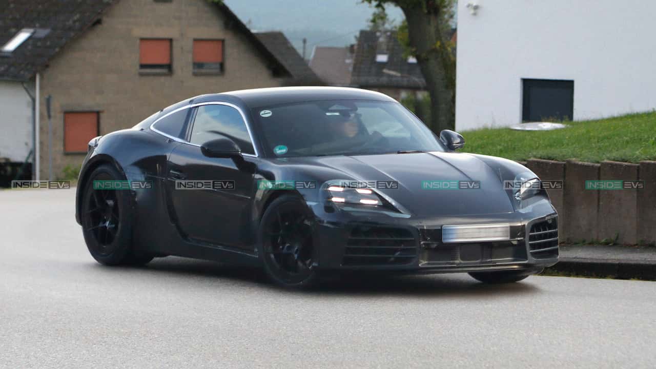 Porsche 718 Caymen EV Erlkönig