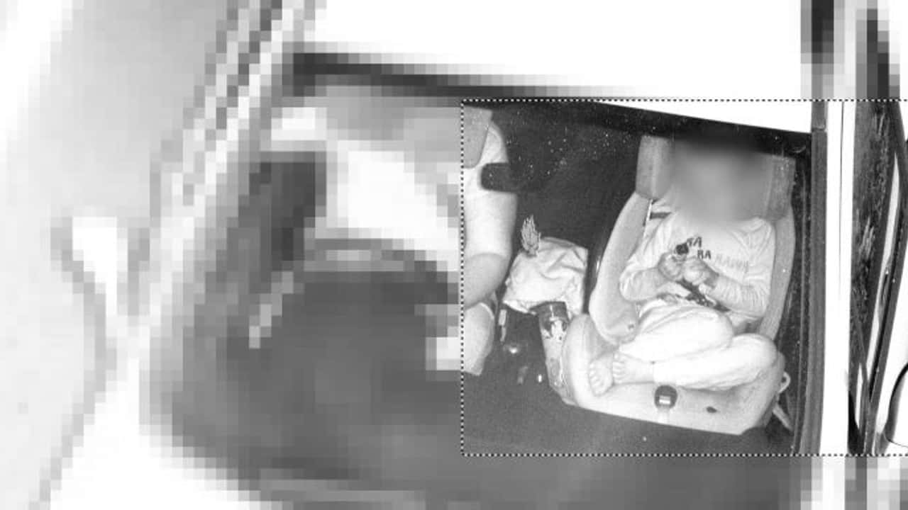 Kid not wearing seat belt