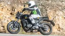 Fotos de espionagem da Triumph Street Single - Lado esquerdo 2