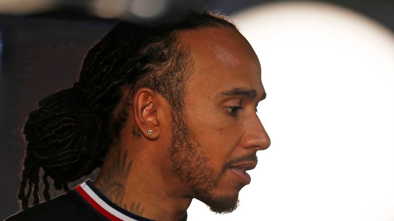 Lewis Hamilton at Qatar GP 2021