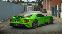 Ford GT, l'unico esemplare Snake Skin Green all'asta