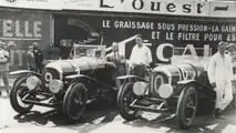 Le Mans 1925  - Duff and Clements car number 7 and Moir and Benjafield car number 10