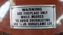 1980 Delta Van Cruiser Fireplace