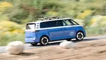 US-spec 2024 Volkswagen ID. Buzz LWB exterior driving shots