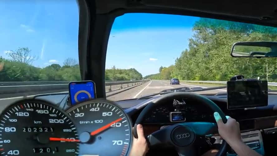 Audi 200 I5 Turbo Berusia 33 Tahun Liar di Autobahn