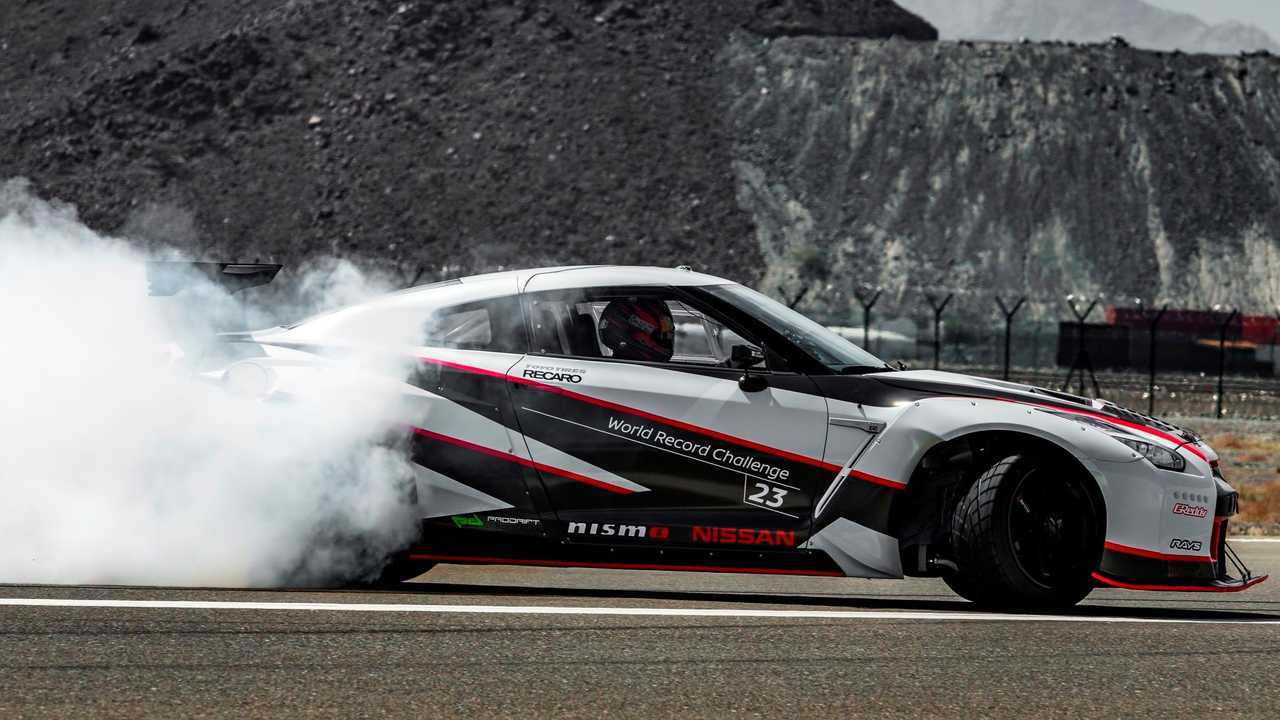 Nissan GT-R Nismo, il record del drift più veloce di sempre