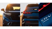 Teaser-Fotos des neuen Honda CR-V Hybrid