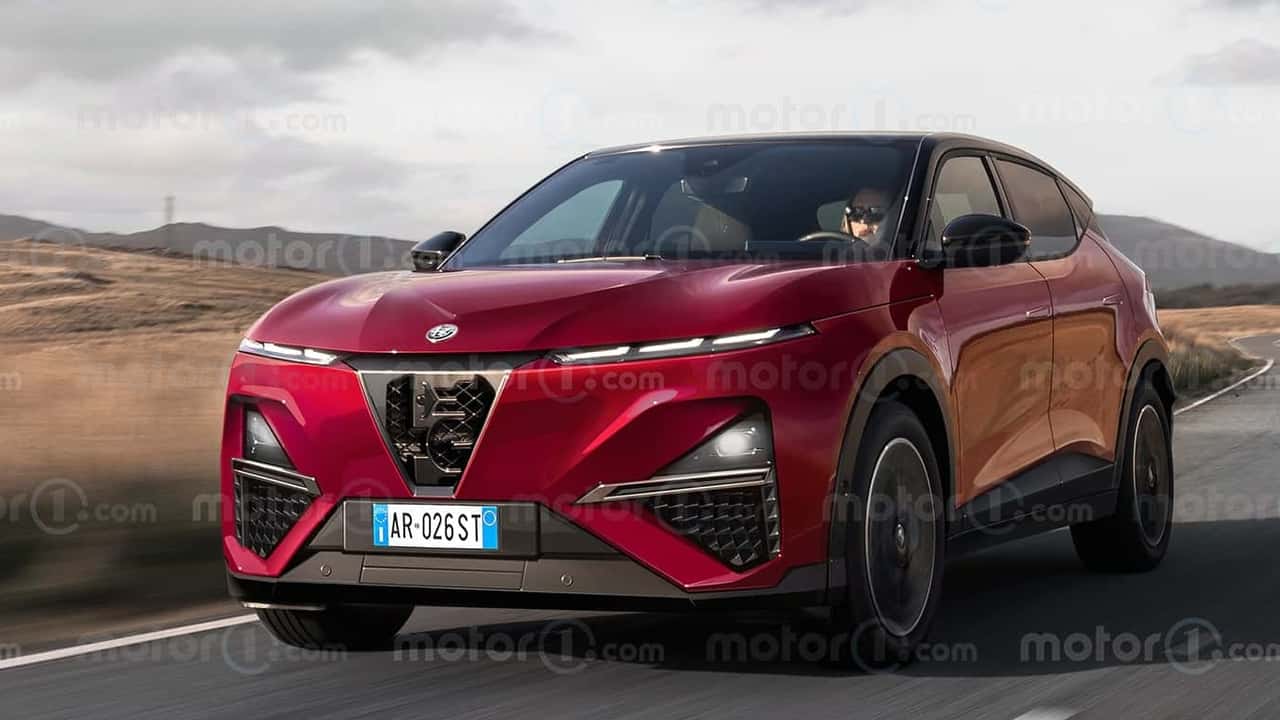 Alfa Romeo Stelvio als Rendering