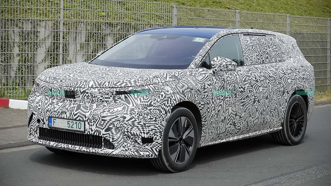 Skoda Vision 7S (2026) Erlkönigfotos