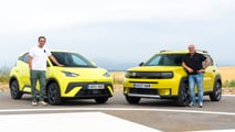 BYD Dolphin Surf 2025 frente a Fiat Grande Panda