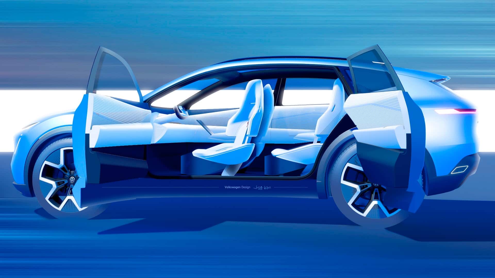 Volkswagen ID. Code Concept Has A GTI Robot Vacuum Cleaner That