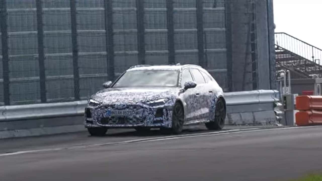 L'Audi RS 5 Avant corre già al Nurburgring