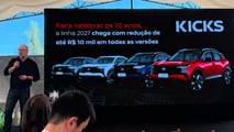 Nissan Kicks chega a linha 2027 e fica R$ 10 mil mais barato em todas as versões