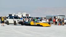 JCB Hydromanx at the Bonneville Salt Flats