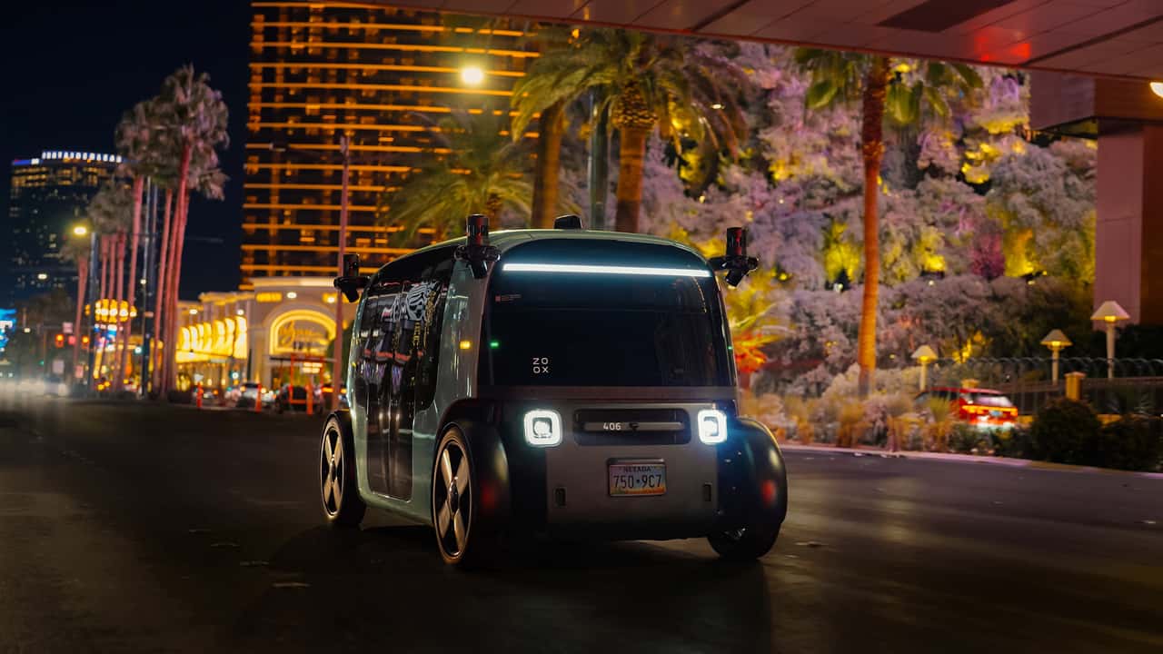 Zoox Robotaxi In Las Vegas
