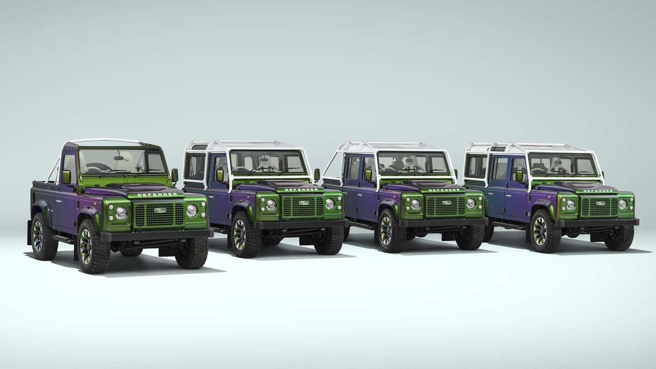 Land Rover Classic Defender V8 (2026) in Spectral Green