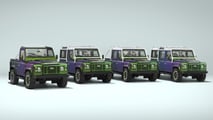 Land Rover Defender V8 in Spectral Green