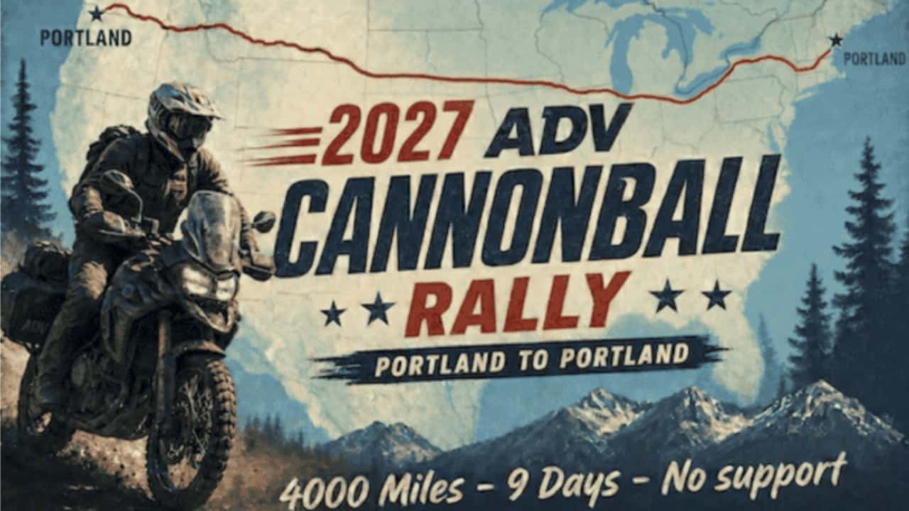 2027 ADV Cannonball Rally