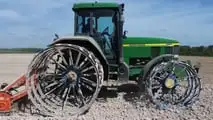 Somac presenta ruote a gabbia in acciaio per trattori in risaia e terreni saturi: pale asimmetriche, autopulizia e trazione senza slittamento nel fango.